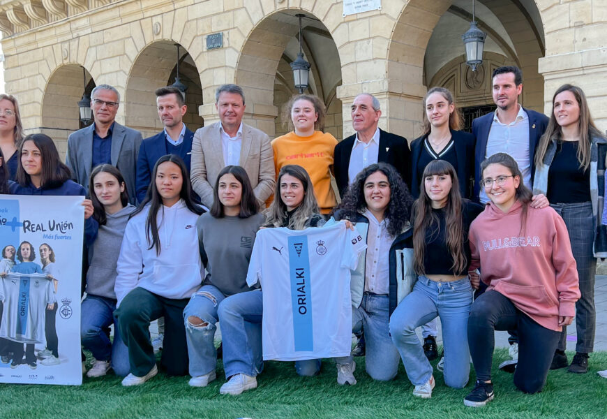 Mariñok eta Real Uniónek emakumezkoen futbola sustatzeko proiektu berria aurkeztu dute