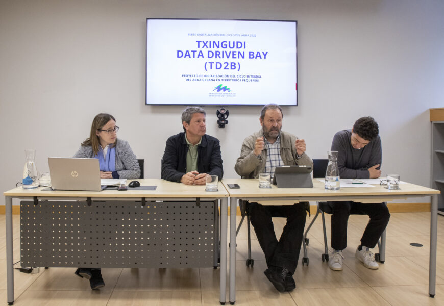 Txingudiko Zerbitzuakek Uraren Ziklo Integrala Digitalizatzeko apustua egin nahi du