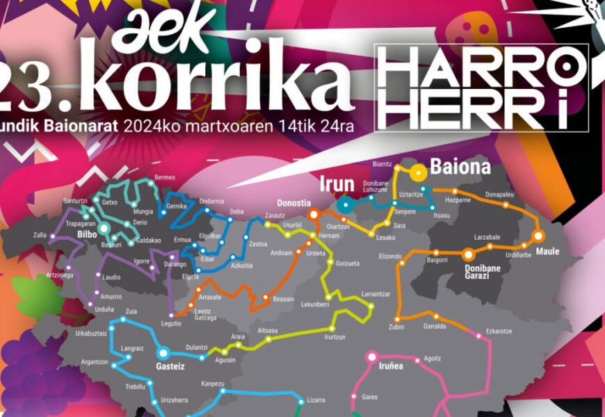 Hau izango da 23. Korrikak martxoaren 14an Irungo kaleetan barrena egingo duen ibilbidea
