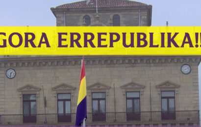 II. Errepublikaren 93. urteurrena gogoratuko da igandean II. Errepublikaren 93. urteurrena gogoratuko da igandean