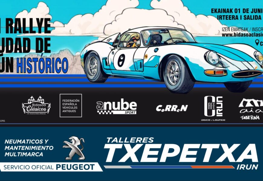 Larunbatean Irun Hiriko I. Rally Historikoa egingo da