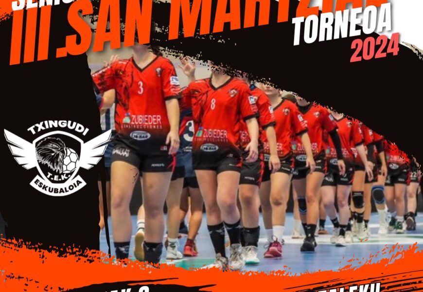 III. “San Martzial” Senior Nesken Eskubaloi Torneoa jokatuko da Artalekun larunbatean 