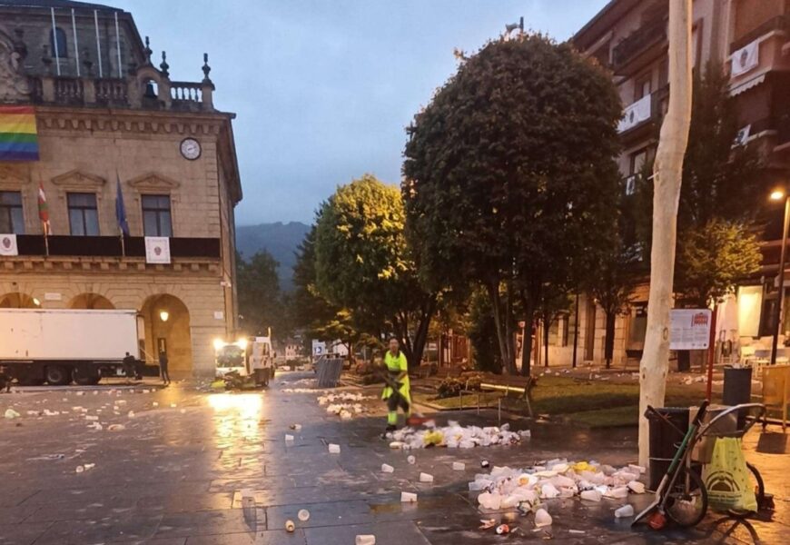 871 tona hondakin bildu da ekainaren 21etik uztailaren 2ra; aurreko urtean baino %1,84 gehiago