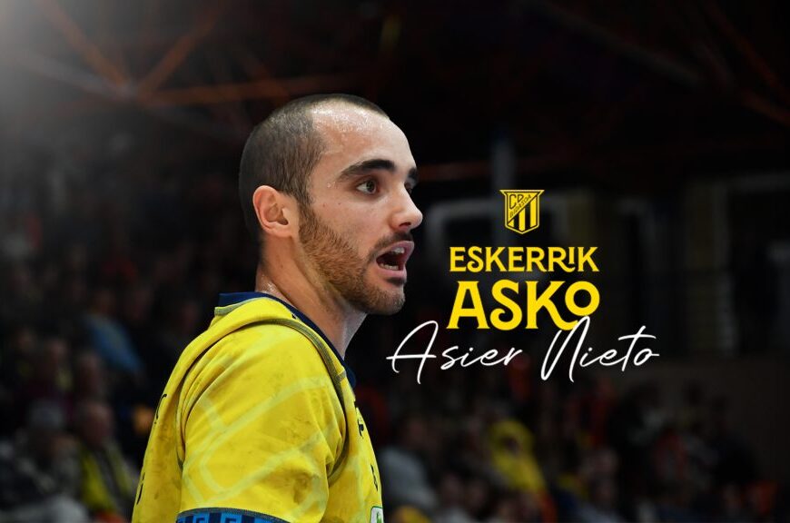 Asier Nieto Bidasoa Iruneko jokalariak ez du Irunen jarraituko datorren denboraldian