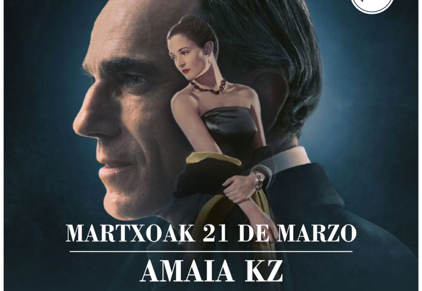 Bizinemak “El hilo invisible” filmaren emankizuna antolatu du ostiralerako Amaia KZn