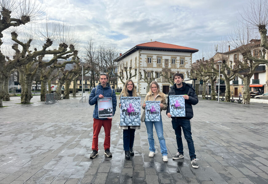 Elektroplaza jaialdiak musika elektronikoko zaletuak Urdanibia plazara erakarriko ditu apirilaren 5ean Elektroplaza jaialdiak musika elektronikoko zaletuak Urdanibia plazara erakarriko ditu apirilaren 5ean