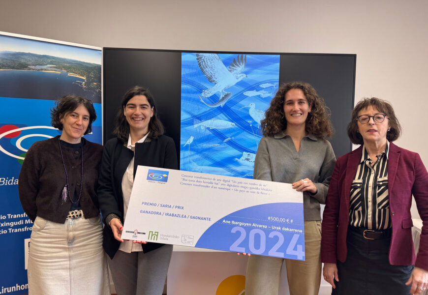 Ane Ibargoyenek irabazi du mugaz gaindiko partzuergoak antolatutako hirugarren Arte Digital lehiaketa Ane Ibargoyenek irabazi du mugaz gaindiko partzuergoak antolatutako hirugarren Arte Digital lehiaketa