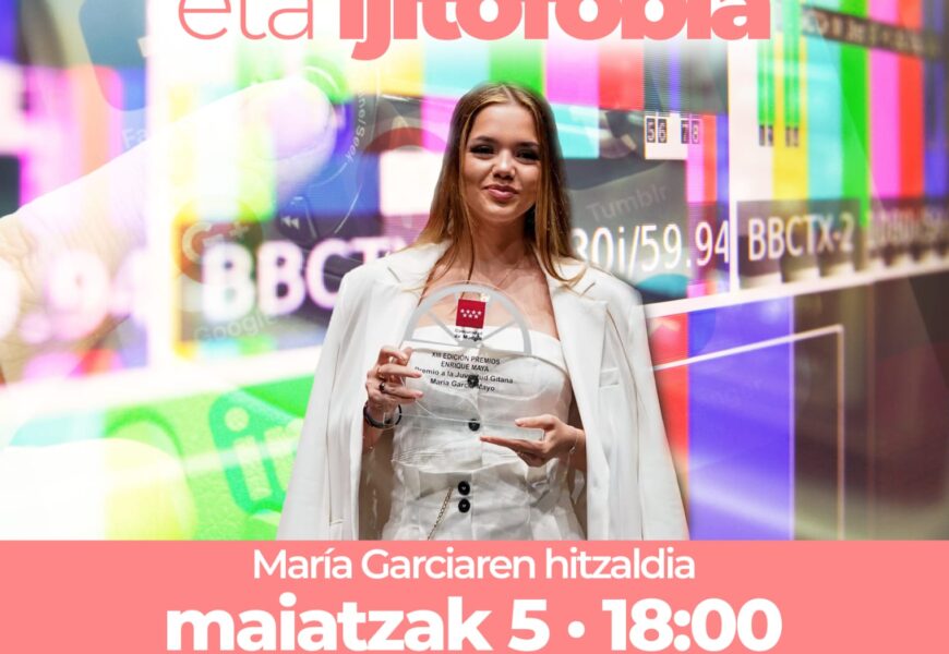 Hedabideak eta Ijitofobia hizketagai izango dituzte gaur arratsaldean Irungo Emakumeen Etxean Hedabideak eta Ijitofobia hizketagai izango dituzte gaur arratsaldean Irungo Emakumeen Etxean