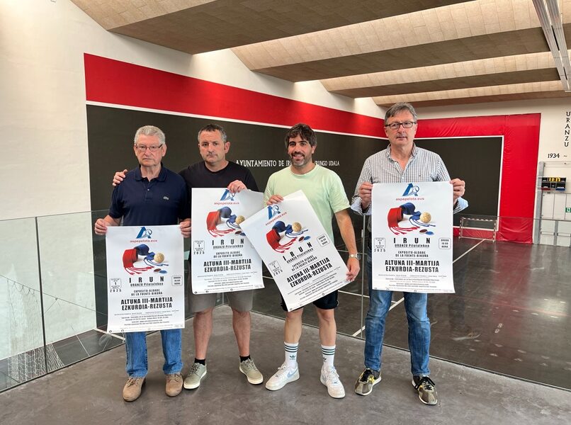 Altuna III – Martija eta Ezkurdia – Rezusta lehiatuko dira Sanmartzialetako pilota profesionaleko jaialdian Altuna III – Martija eta Ezkurdia – Rezusta lehiatuko dira Sanmartzialetako pilota profesionaleko jaialdian