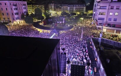 Fangoriaren kontzertua izan da asteburuko ekintzarik jendetsuena 14.000 pertsona inguru bilduz Fangoriaren kontzertua izan da asteburuko ekintzarik jendetsuena 14.000 pertsona inguru bilduz