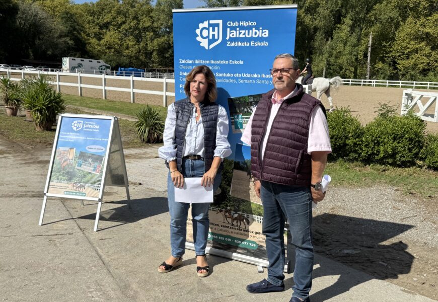 Irungo Jaizubia zaldiketa eskolak 2025eko III. Anagan kopako zaldi-jauzi finala hartuko du