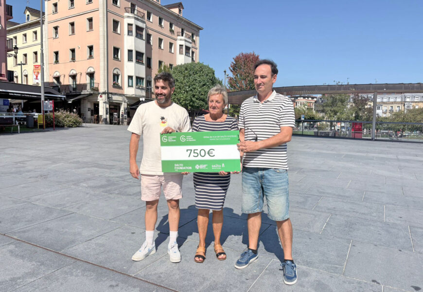 Irungo Miliek 750 euro bildu dituzte Minbiziaren Aurka Gipuzkoan elkartea laguntzeko