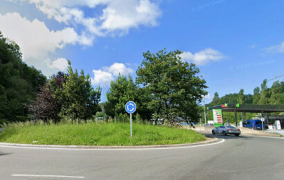 Puntta biribilguneko zorua birgaitzeko lanak egingo dira gaur eta biharko gauetan Puntta biribilguneko zorua birgaitzeko lanak egingo dira gaur eta biharko gauetan