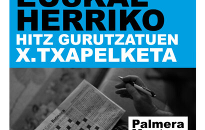 Gaur amaituko da Euskal Herriko Hitz Gurutzatuen X. Txapelketan izena emateko epea
