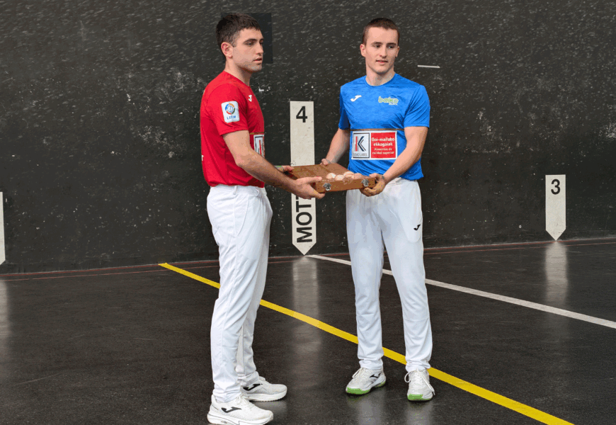 Unai Amianok Lau T’erdiko B Serieko Txapelketaren finala Irunen jokatuko du larunbatean Unai Amianok Lau T’erdiko B Serieko Txapelketaren finala Irunen jokatuko du larunbatean