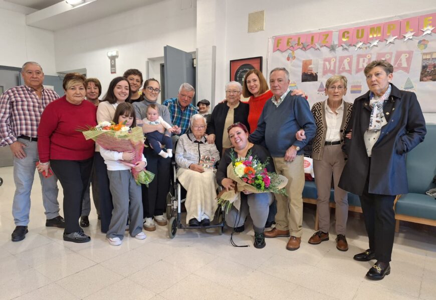María Sánchez Gómez, Irungo emakume adintsuenak, 109 urte bete ditu