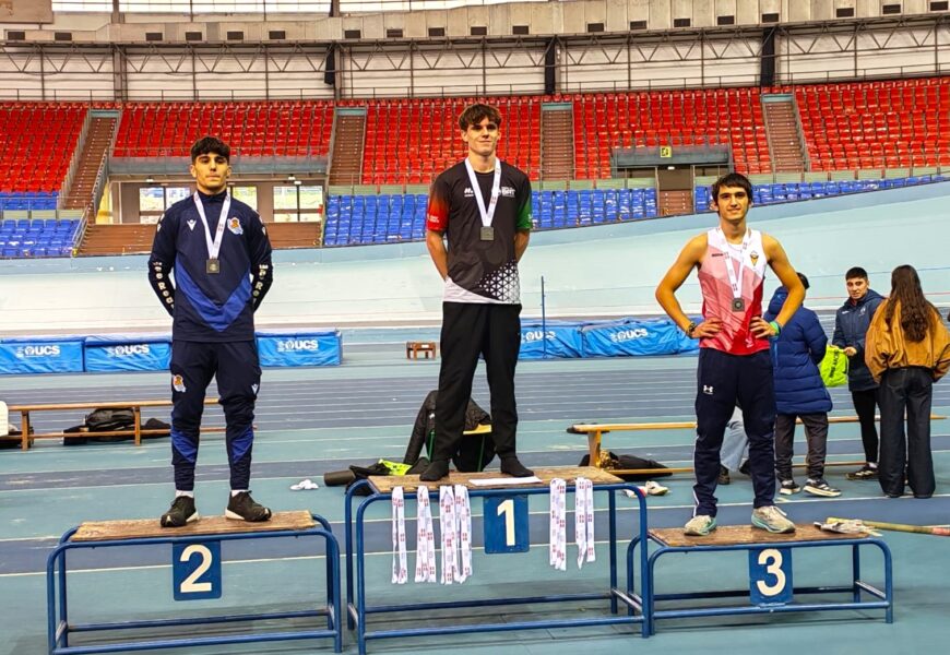 BATek bide onetik hasi du 2026a pista estaliko proba konbinatuetako Euskadiko txapelketetako emaitzekin