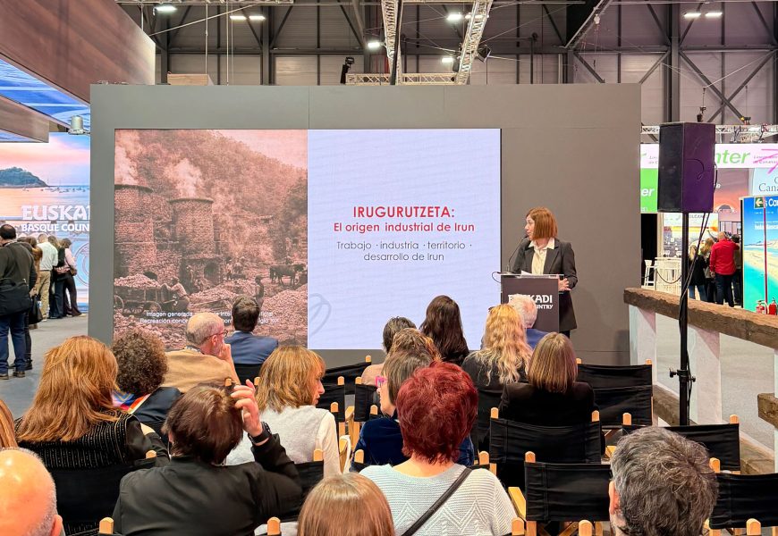 «Burdinatik berdera» izenburupean Irugurutzetako Labeen proiektua aurkeztu du gaur FITURen «Burdinatik berdera» izenburupean Irugurutzetako Labeen proiektua aurkeztu du gaur FITURen