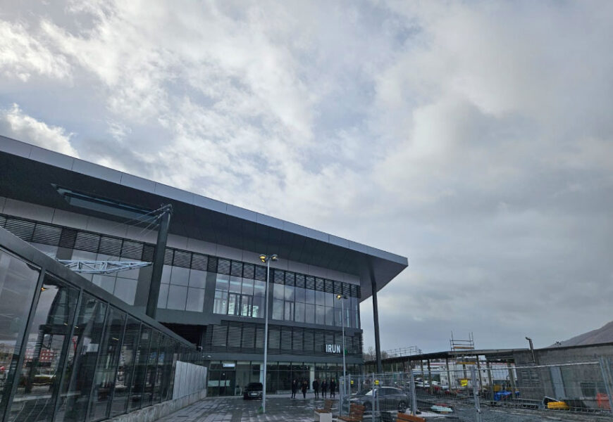 Bihar jarriko da martxan Irungo tren geltoki berriaren lehen fasea