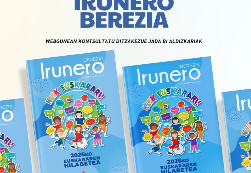 Irungo ikasleen lanak jaso ditu berriro 2026ko Irunero Bereziak
