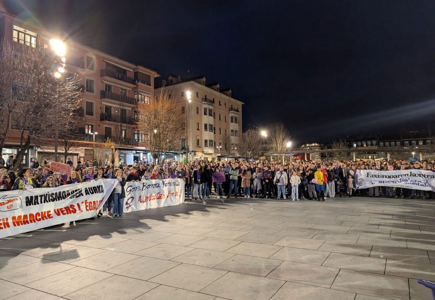 M8 Asanblada Feminista Bidasoa martxoaren 8ko manifestazioa antolatzeko bilduko da otsailaren 7an