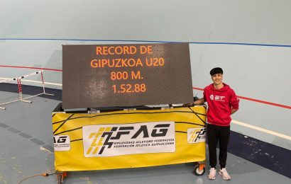 Alai Cabellok 800 metroetan 20 urtez azpiko errekorra lortu du Gipuzkoako Txapelketan