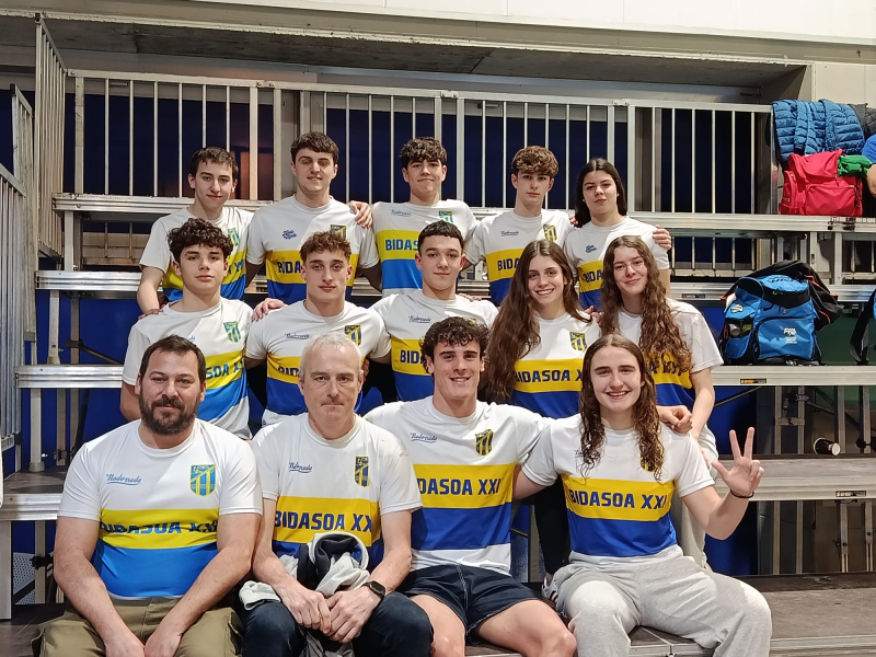 10 final eta errekorrak Bidasoa XXIeko igerilarientzat Espainiako Junior eta Txapelketa Absolutuan