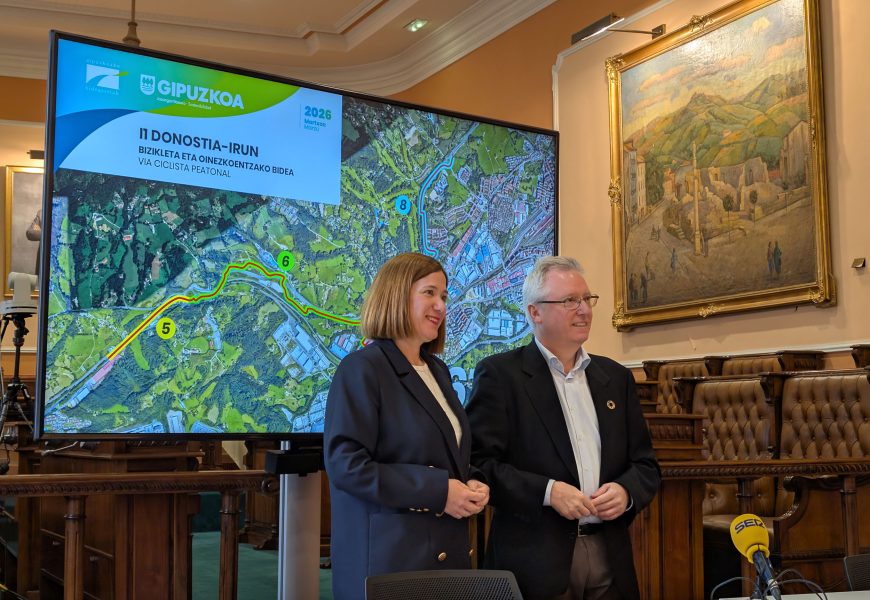 Gaintxurizketa eta Irun lotuko dituen bidegorri berriaren obrak 2026ko lehen seihilekoan abiatuko dira