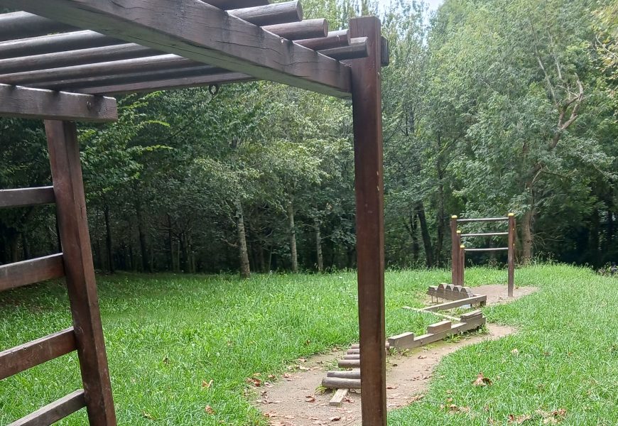 San Martzialeko kalistenia eta haur parkea berritzeko lanak hasi dira