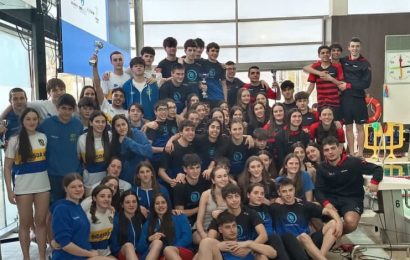 Bidasoa XXI Igeriketa Taldeko gazteak bigarren postuan sailkatu dira Gipuzkoako Kopan