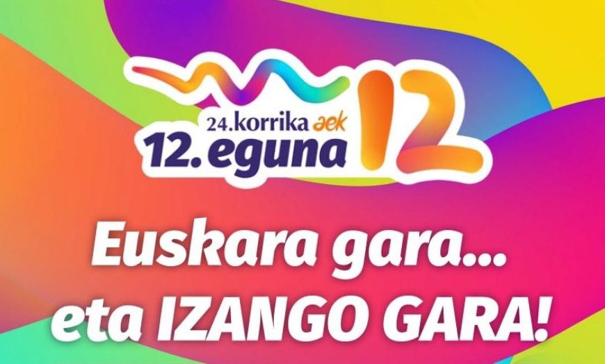 AEK-k “Korrikaren 12. Eguna” abiatu du, euskararen aldeko konpromisoa Korrikatik urte osora zabaltzeko