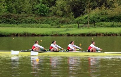 Santiagotarrakeko arraunlariek bi garaipen lortu dituzte Cazaubongo nazioarteko estropadan