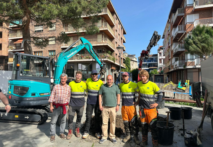 Irunek hiri-paisaia berritu du 115 zuhaitz landatuta