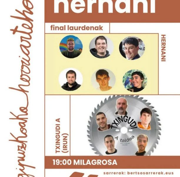 Hernanik eta Txingudik indarrak neurtuko dituzte Herriarteko Txapelketako final-laurdenetan