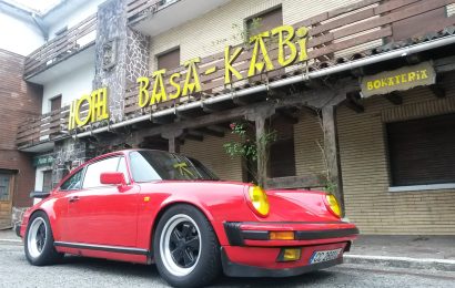 Bidasoa Institutuko ikasleek Porsche klasiko bat berritu dute CMZ torno berriak erabiliz