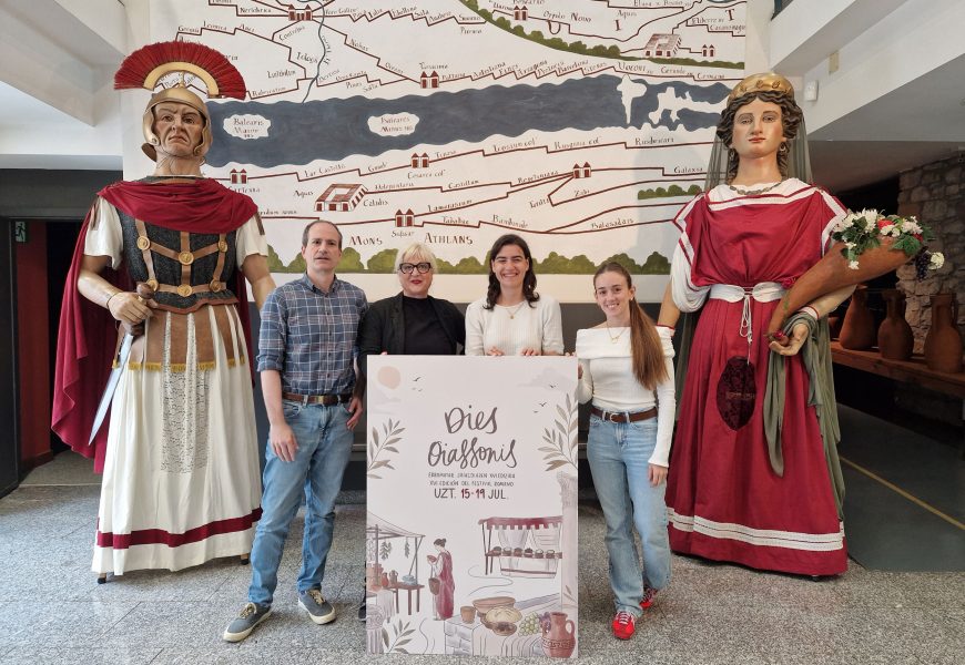 Dies Oiassonis jaialdi erromatarraren XVI. edizioa uztailaren 15etik 19ra ospatuko da Dies Oiassonis jaialdi erromatarraren XVI. edizioa uztailaren 15etik 19ra ospatuko da
