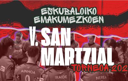 Artalekuk “San Martzial” Nesken Eskubaloi Txapelketaren V. edizioa hartuko du larunbatean Artalekuk “San Martzial” Nesken Eskubaloi Txapelketaren V. edizioa hartuko du larunbatean