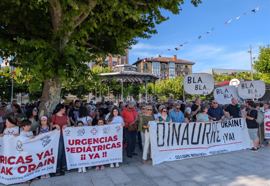 Bidasoaldeko osasungintza publikoaren egoerak okerrera egiten jarraitzen duela salatu du Osasun Bidasoak