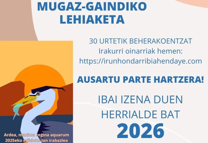 Bidasoa-Txingudik 2026ko Arte Digitalaren Lehiaketa ireki du 30 urtetik beherakoentzat Bidasoa-Txingudik 2026ko Arte Digitalaren Lehiaketa ireki du 30 urtetik beherakoentzat