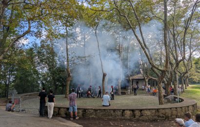 Irunek bere historia berpiztu du San Martzialgo IV. Artilleria Salbekin