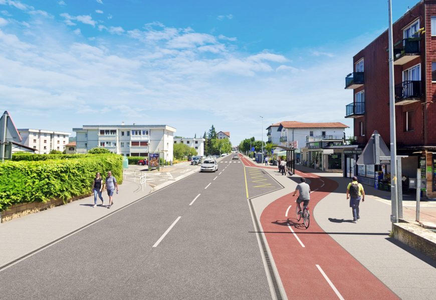 Irun eta Hondarribia arteko lotura hobetzea da Mendeluko bulebarizazioaren helburua