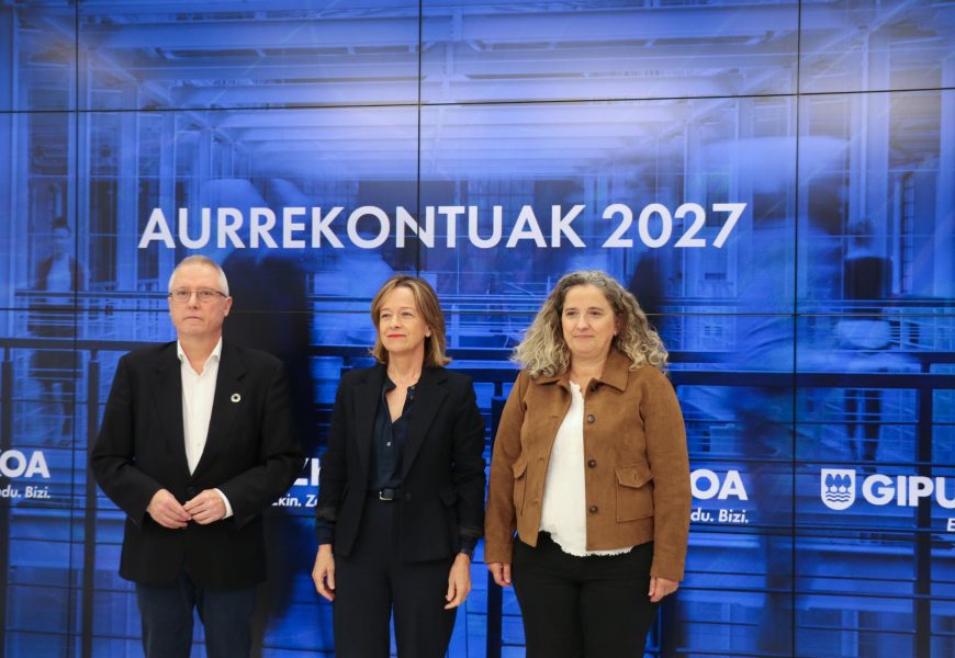 Aldundiak 1.433 milioi bideratuko ditu Gipuzkoara 2027an eta funtsezko proiektuak bultzatuko ditu Irunen