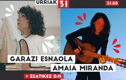Garazi Esnaolak eta Amaia Mirandak amaiera emango diote larunbatean Irun Zuzenean Zikloari CBAn
